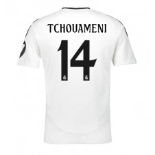 Real Madrid Aurelien Tchouameni #14 Hjemmedrakt 2024-25 Kortermet